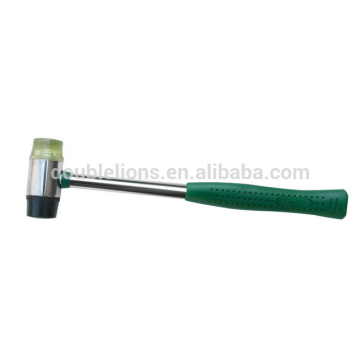 Double-face/ Soft face Plastic Mallet with steel handle